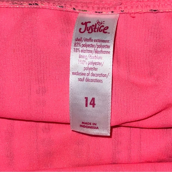 Girl’s 2 Piece Bikini Swimsuit Size XL 14 - Picture 2 of 2